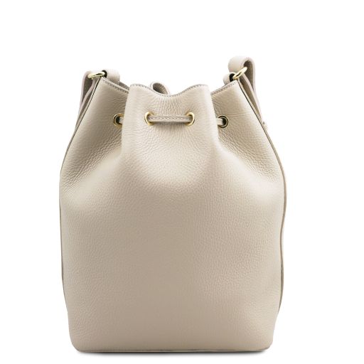 TL BAG Leather Bucket bag