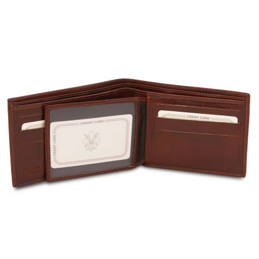 TL EXCLUSIVE 3-FOLD LEATHER WALLET FOR MEN - Buona Fortuna Boutique