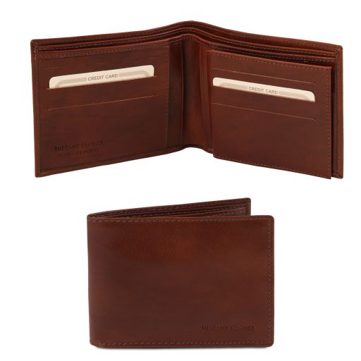 TL EXCLUSIVE 3-FOLD LEATHER WALLET FOR MEN - Buona Fortuna Boutique