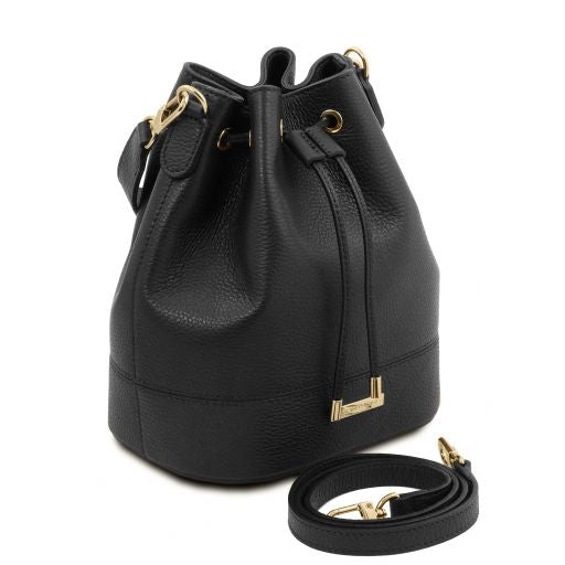 TL Bag - Leather bucket bag - Buona Fortuna Boutique