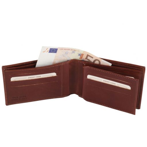 TL EXCLUSIVE 3-FOLD LEATHER WALLET FOR MEN - Buona Fortuna Boutique