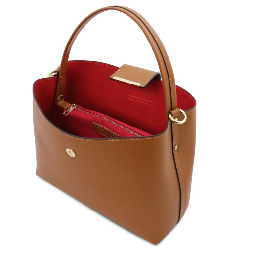 TL   CLIO Leather Secchiello bag - Buona Fortuna Boutique