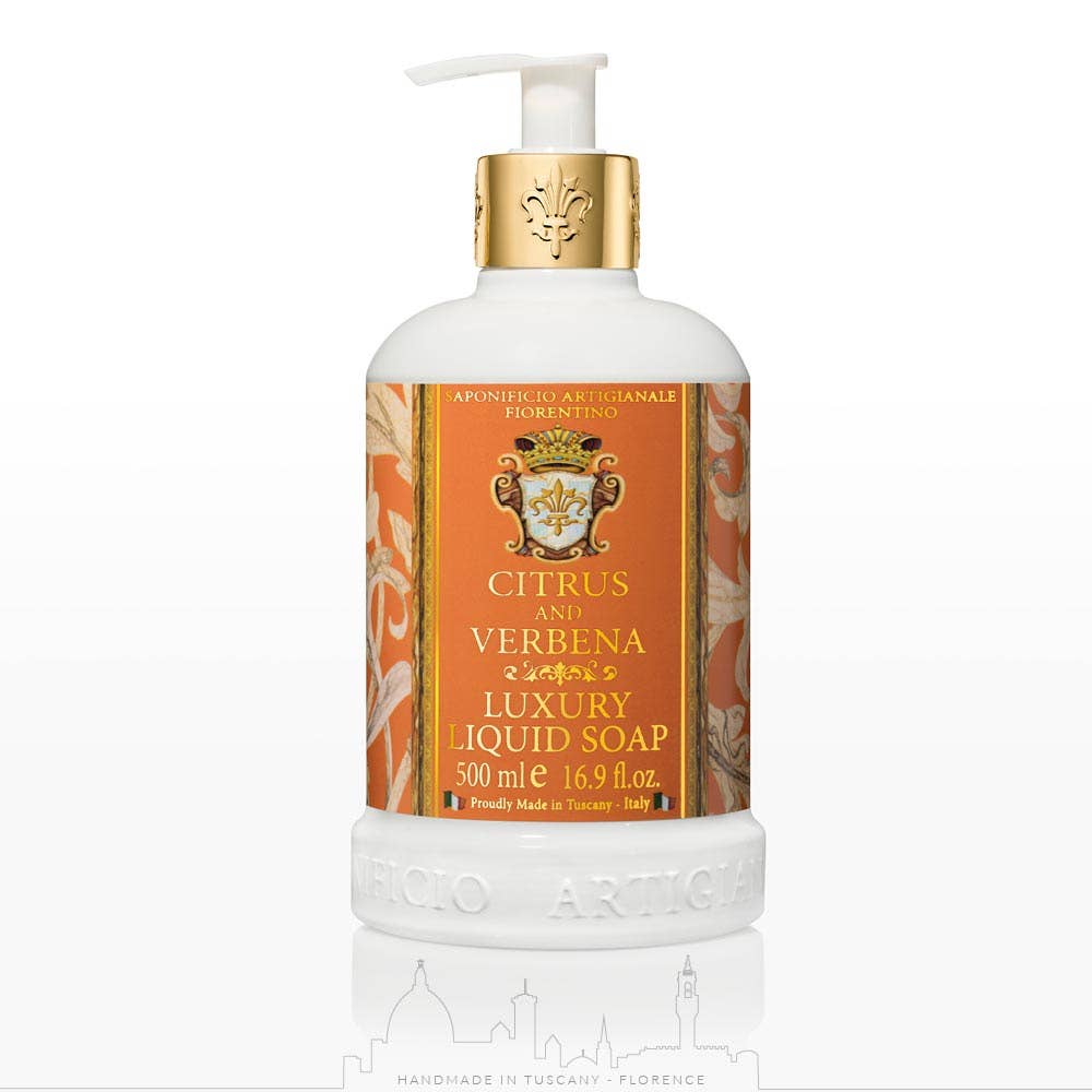 SAPONIFICIO ARTIGIANALE FIORENTINO LIQUID SOAP CITRUS & VERBENA - Buona Fortuna Boutique