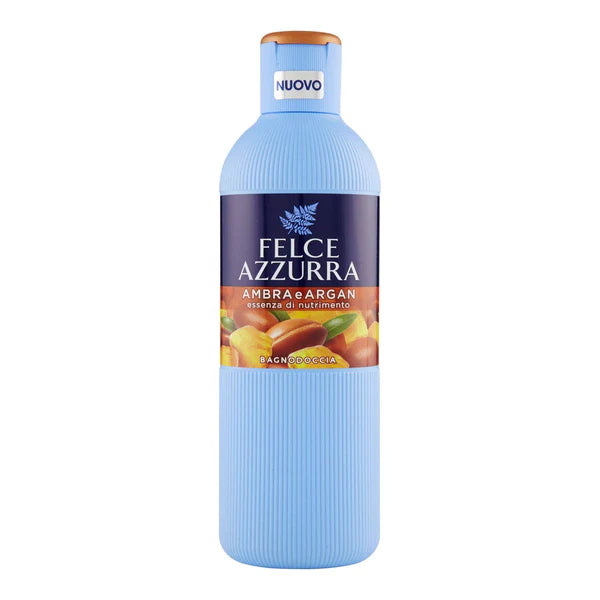 FELCE AZZURRA AMBER & ARGAN BODY WASH 650 ML - Buona Fortuna Boutique