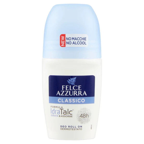 FELCE AZZURRA DEODORANT ROLL-ON CLASSICO 50 ML - Buona Fortuna Boutique