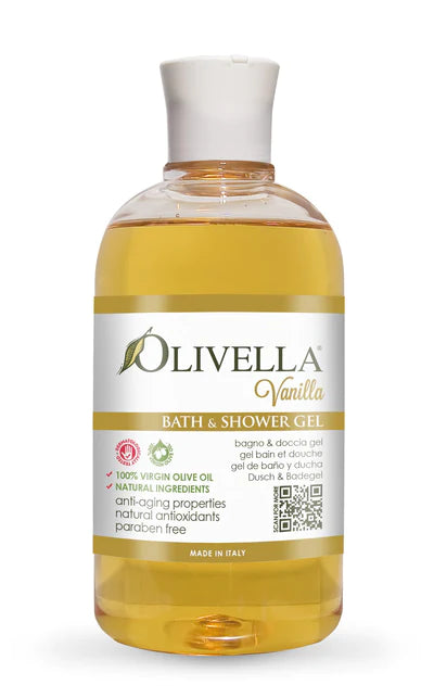 OLIVELLA BATH & SHOWER GEL VANILLA 500 ML - Buona Fortuna Boutique