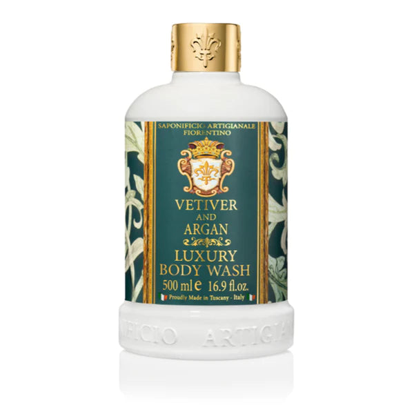 SAPONIFICIO ARTIGIANALE FIORENTINO BODY WASH VETIVER & ARGAN - Buona Fortuna Boutique