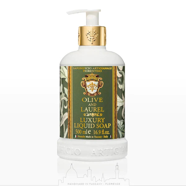 SAPONIFICIO ARTIGIANALE FIORENTINO LIQUID SOAP OLIVE & LAUREL - Buona Fortuna Boutique