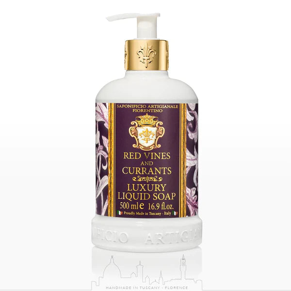 SAPONIFICIO ARTIGIANALE FIORENTINO LIQUID SOAP RED VINES & CURRANTS - Buona Fortuna Boutique