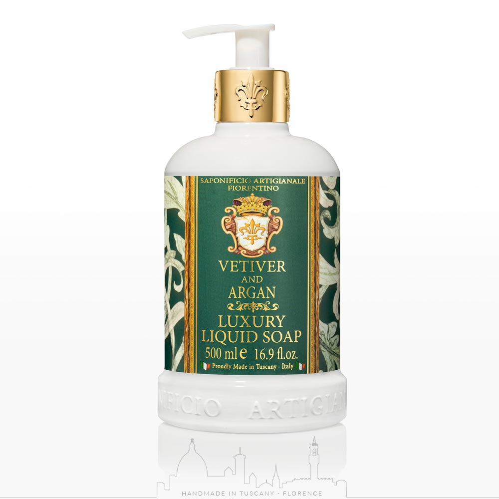 SAPONIFICIO ARTIGIANALE FIORENTINO LIQUID SOAP VETIVER & ARGAN - Buona Fortuna Boutique