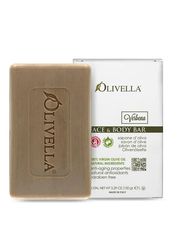 OLIVELLA BAR SOAP VERBENA 150 GR - Buona Fortuna Boutique