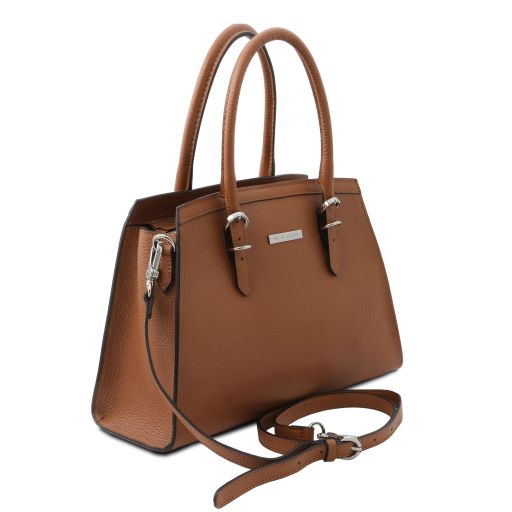 TL BAG LEATHER HANDBAG - Buona Fortuna Boutique