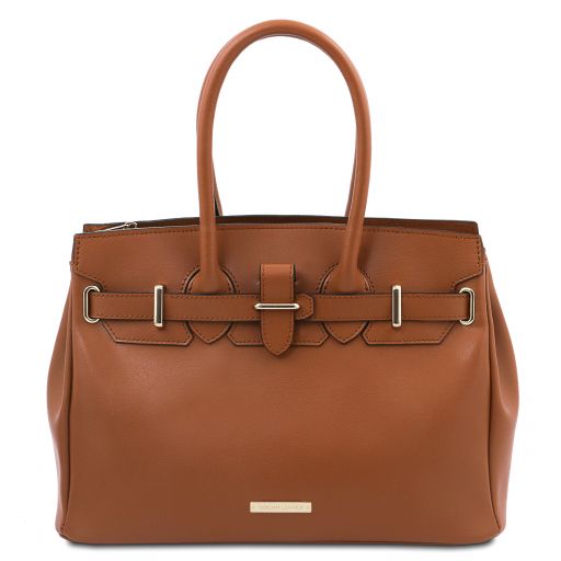 TL BAG LEATHER HANDBAG - Buona Fortuna Boutique