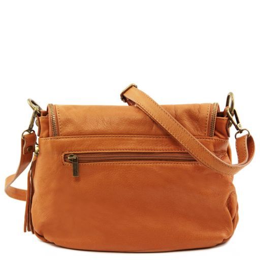 TL BAG SOFT LEATHER SHOULDER BAG WITH TASSEL DETAIL - Buona Fortuna Boutique