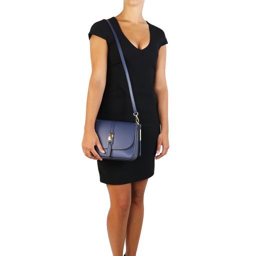 TL   NAUSICA LEATHER SHOULDER BAG - Buona Fortuna Boutique